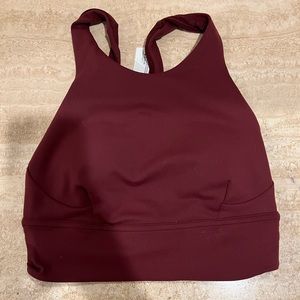 Lululemon sports bra red